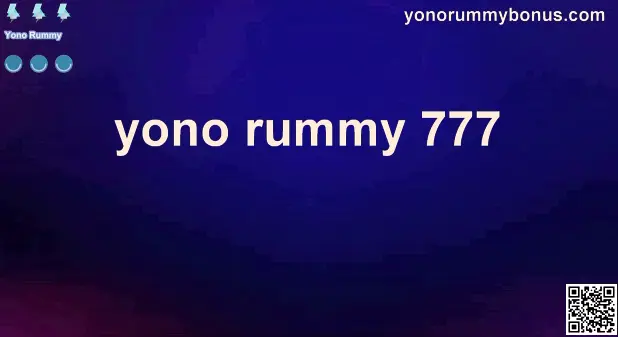 Yono Rummy 777 logo and banner in Indian style
